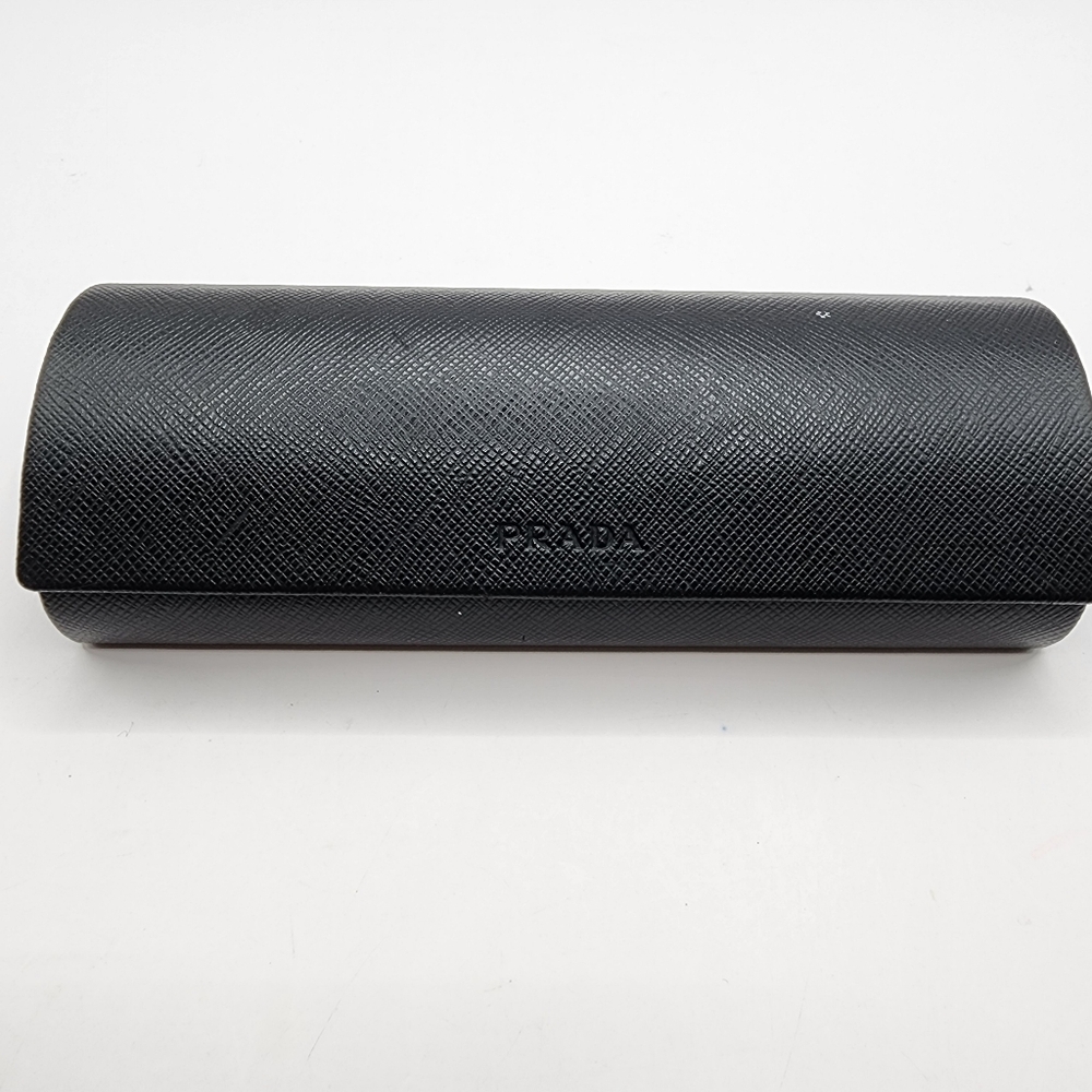 Prada Hard Shell Eyeglass Sunglass Case Holder Black - Picture 2 of 4